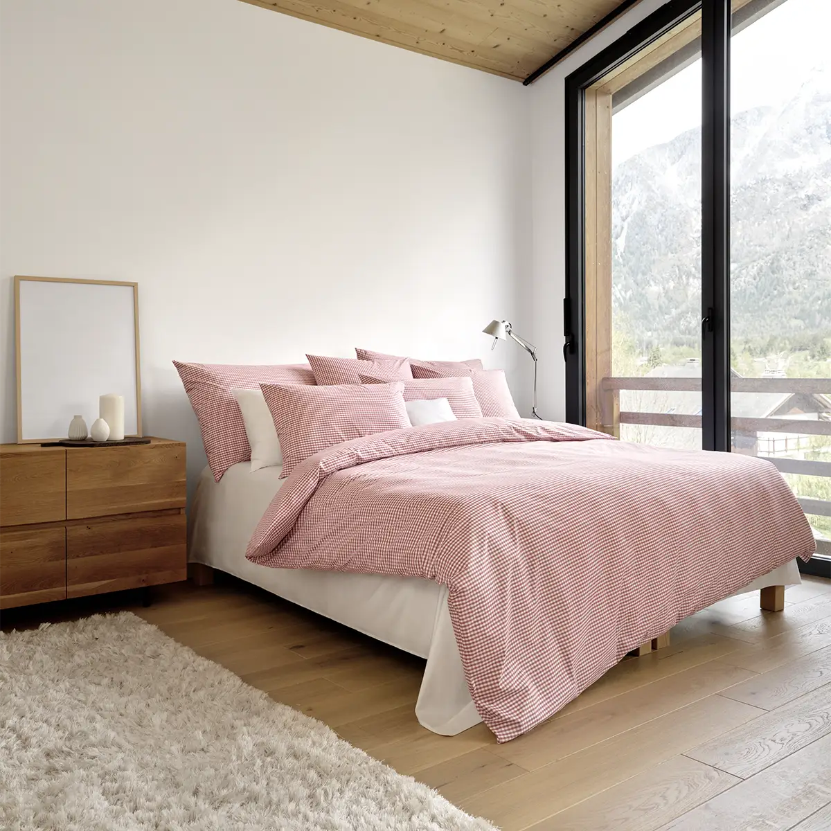Schlossberg Bettwäsche Andrin Rouge Schlafzimmer