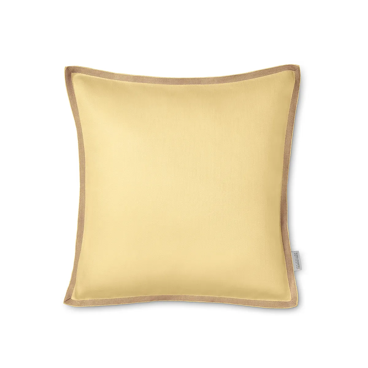 Schlossberg Zierkissen Solene Sun – Strahlende Eleganz in leuchtendem Gelb